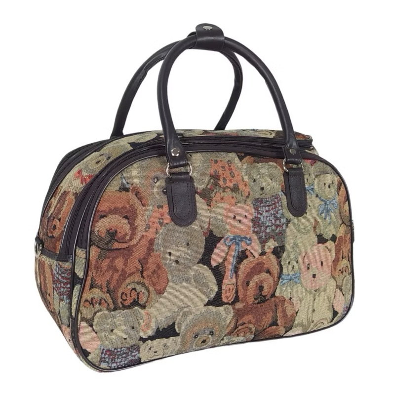 Bolsa Mala De Mão Para Viagem Bordo Media Feminina Masculino Tipo Frasqueira Espaçosa Tecido Nylon em Oferta na Shopee