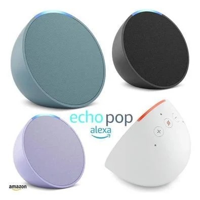 Assistente Virtual Alexa Echo Pop 110/220 Volts — imagem 2 de 2