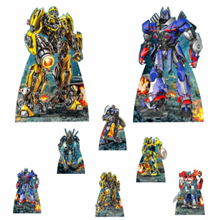 Transformers super Kit 6 de mesa 2 de chão decoração temática de festa em Oferta na Shopee