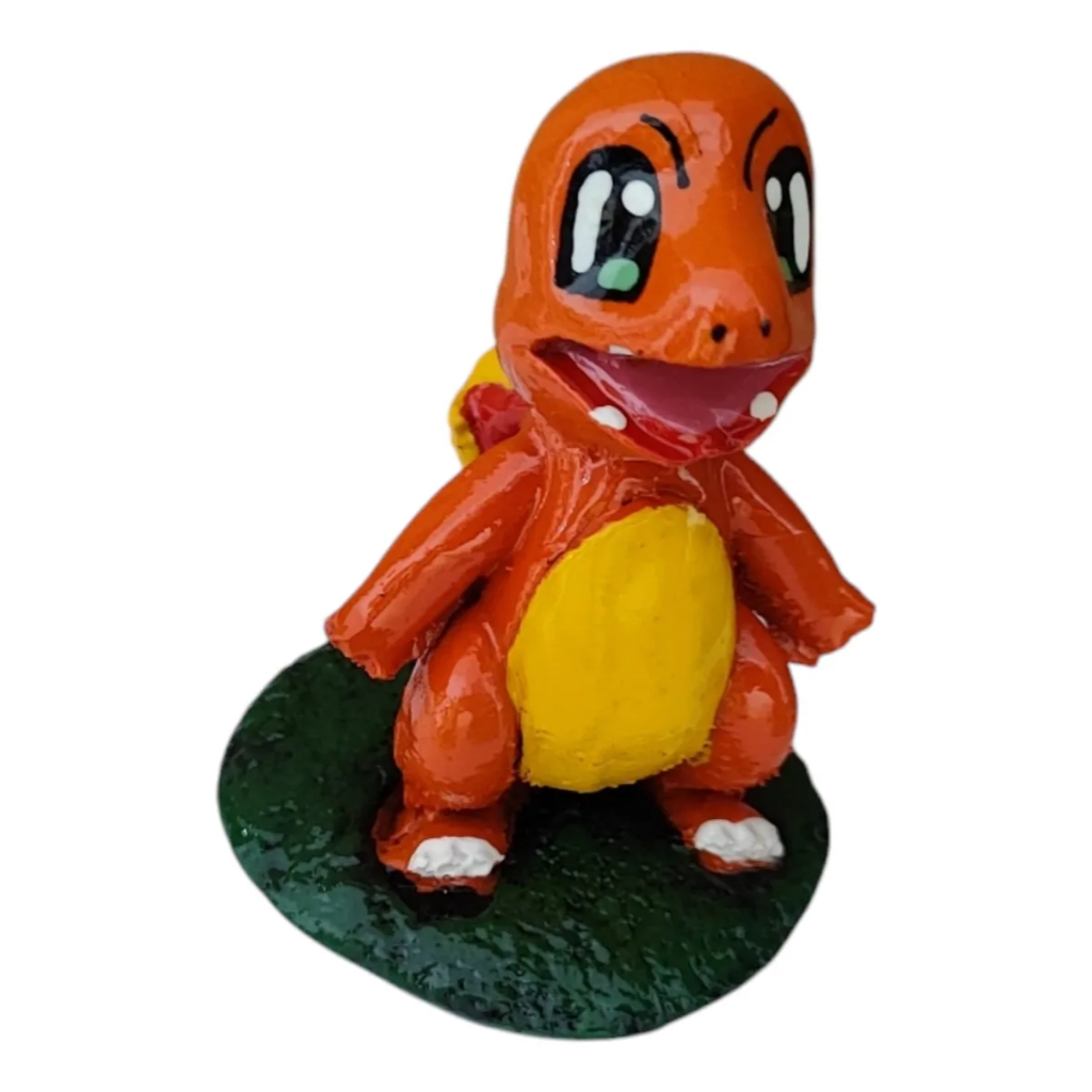 Enfeites Pokemon ettas Ornamento Boneco Para Aquário Peixe Betta Beteira Decorativo Charmander Peixe