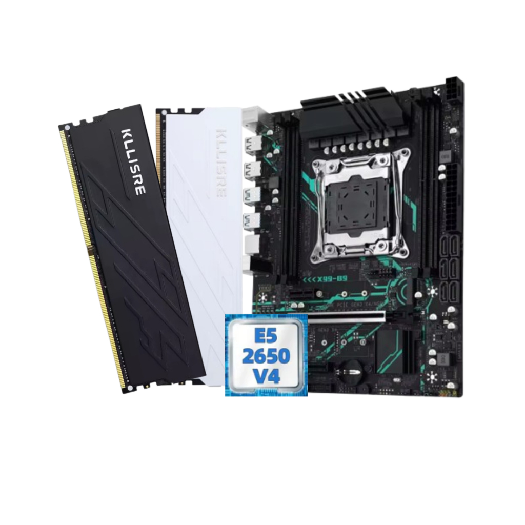 Kit Xeon - Placa Mae X99 MACHINIST B9 + XEON 2650 V4 + Memoria RAM