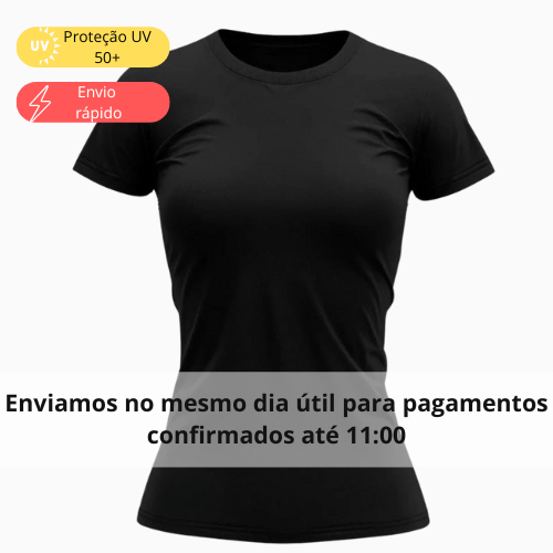 Camisa Térmica Feminina Proteção Uv 50+ Segunda Pele Camiseta Blusa Malha Fria Academia Manga Curta F7 NEW STYLE em Oferta na Shopee