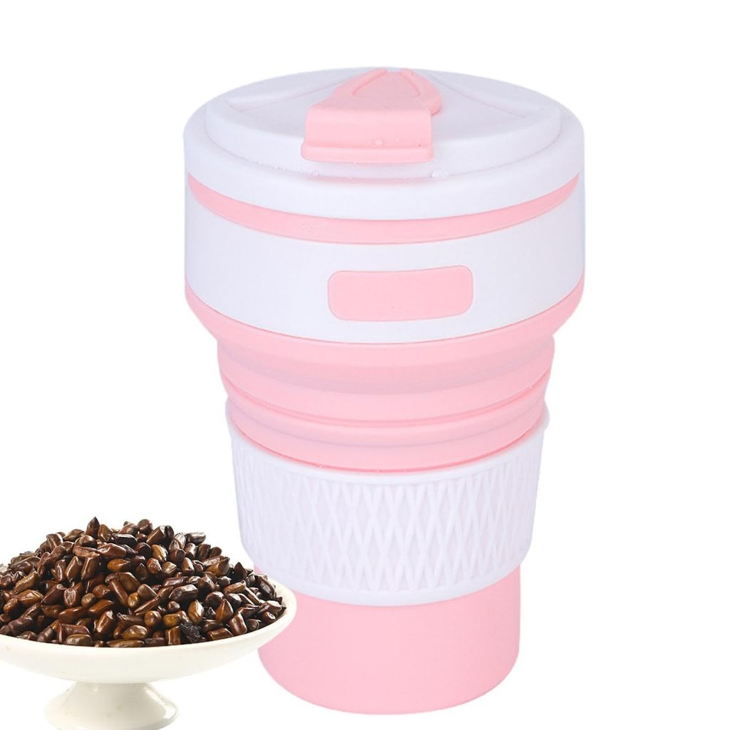 Copo de silicone retrátil 300ml.