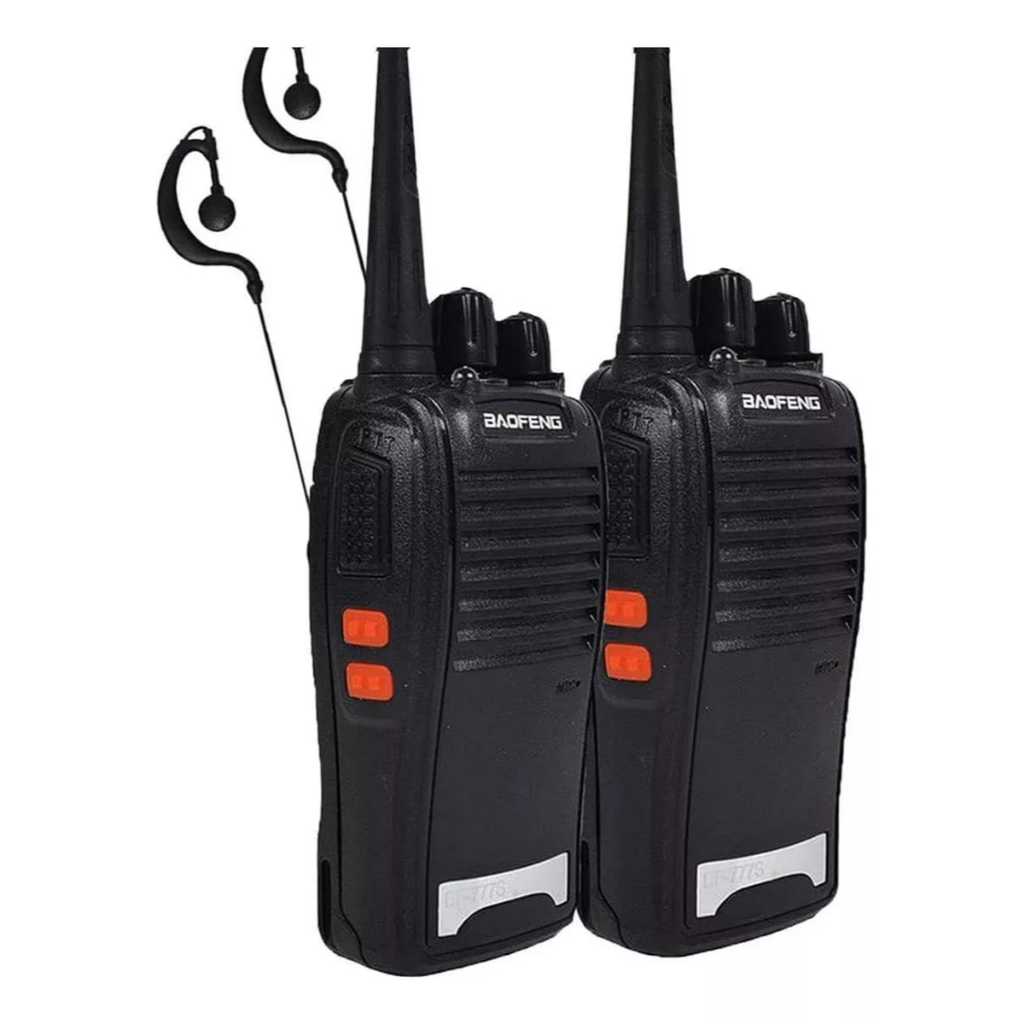 Kit Radio Comunicador Bf-777s Acompanha Bases Carregadoras
