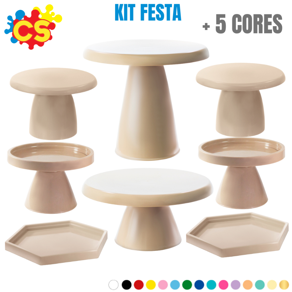 1 Boleira Cogumelo 22x20, 2 Mini Cogumelo, 2 Minimalista 20x11,2 Mini Sextavada,1 Bol Cogumelo 22x11 em Oferta na Shopee