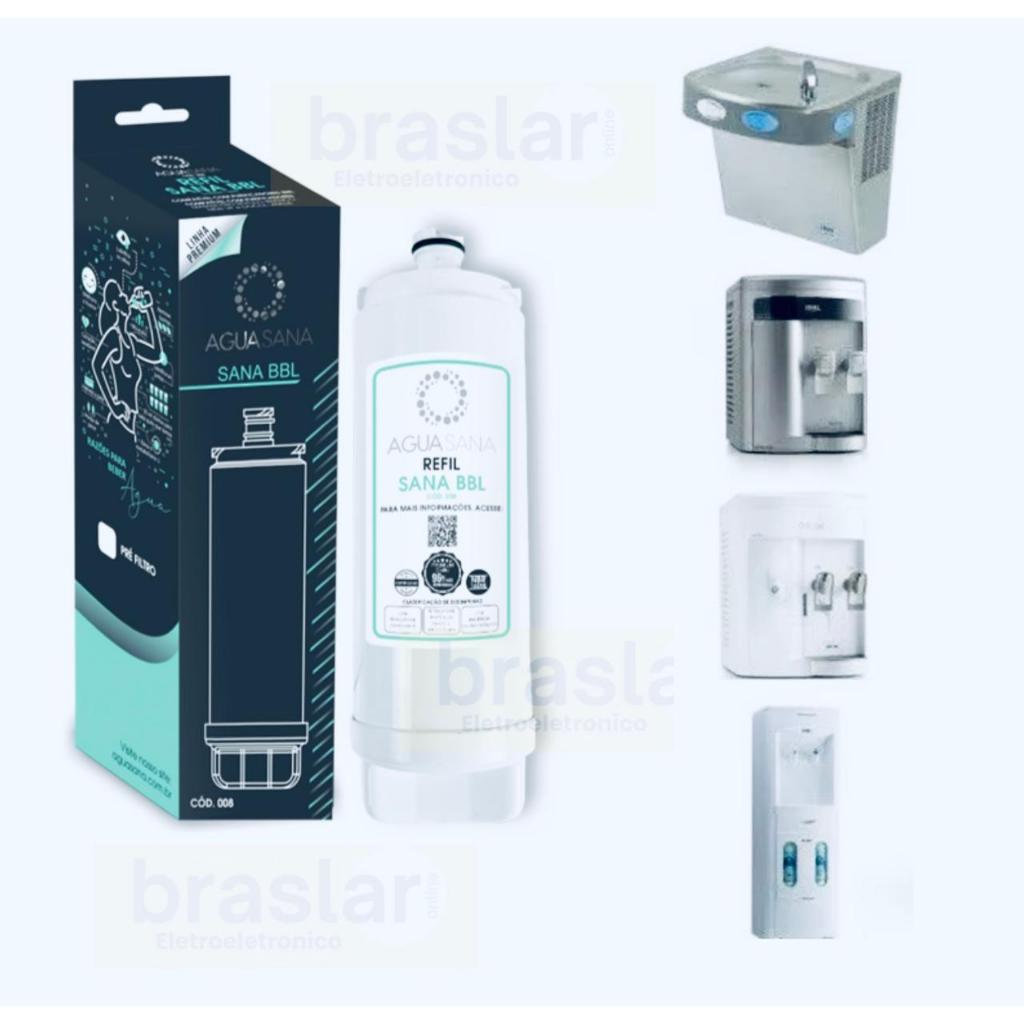 REFIL FILTRO COMPATÍVEL  PARA IBBL FRQ600, C+3, BDF, PFN E IMAGINARE PURIFICADOR BEBEDOURO