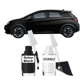 Tinta Tira Risco Automotivo Preto Delan Black BYD Dolphin em Oferta na Shopee