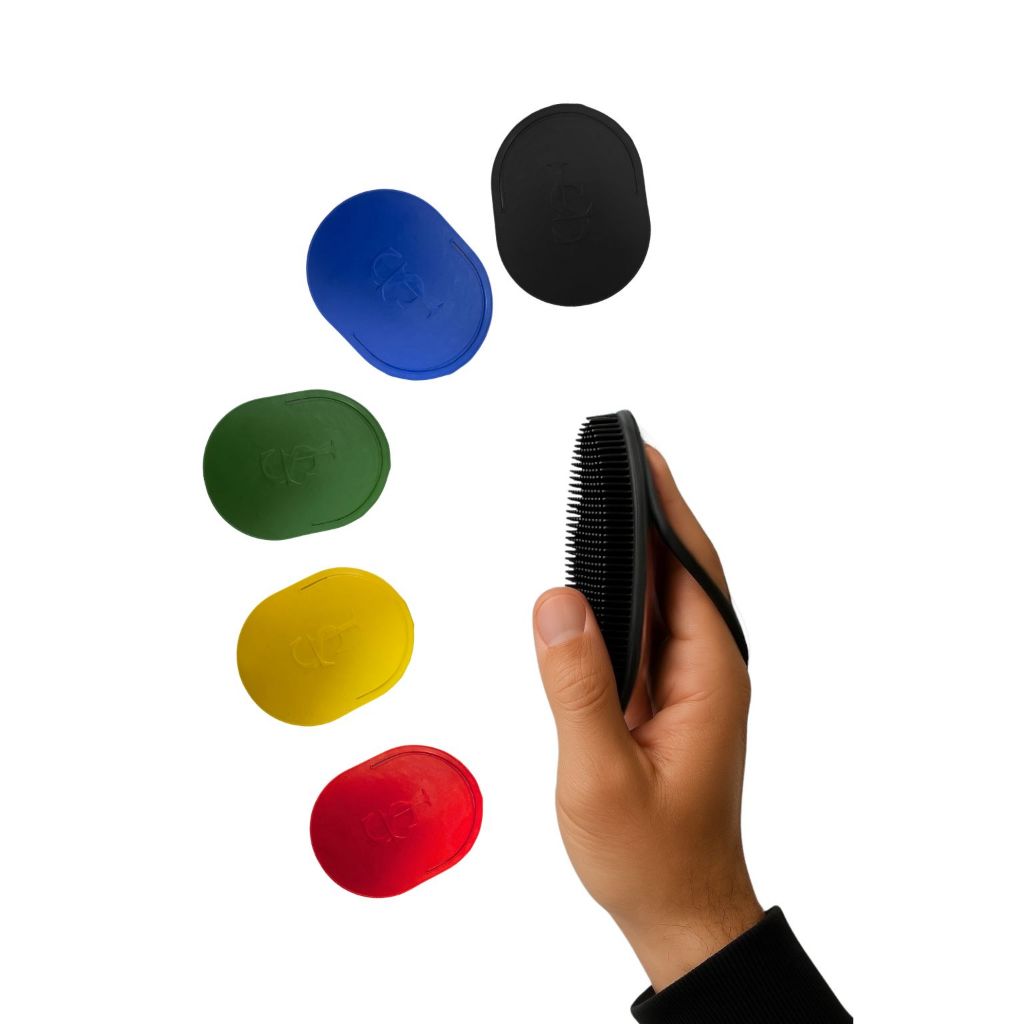 Kit 12 Pentes de Bolso Coloridos Pata Pata | Pente Compacto para Viagem e Bolsa
