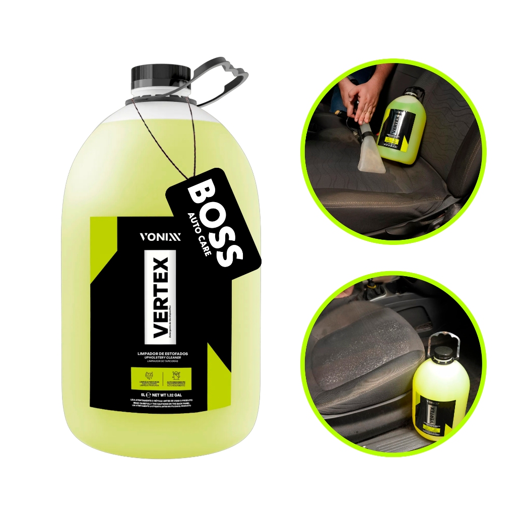 Vertex 5l Limpeza Estofados Automotivo Residencial Vonixx