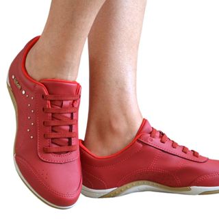 Tênis Feminino Kolosh C1296 Sapatenis Casual Elástico vermelho em Oferta na Shopee