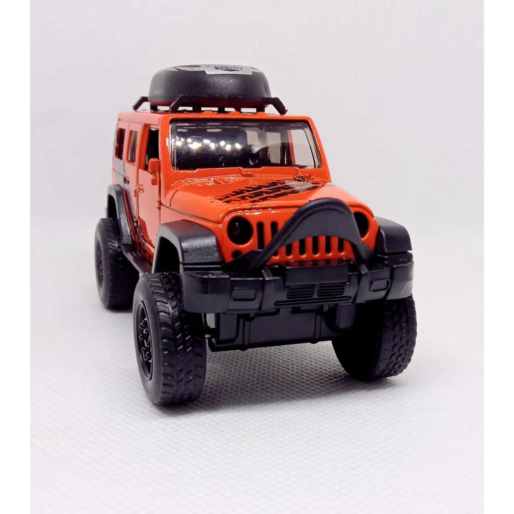 Miniatura Jeep Off Road 1:36 metal Diecast colecionável