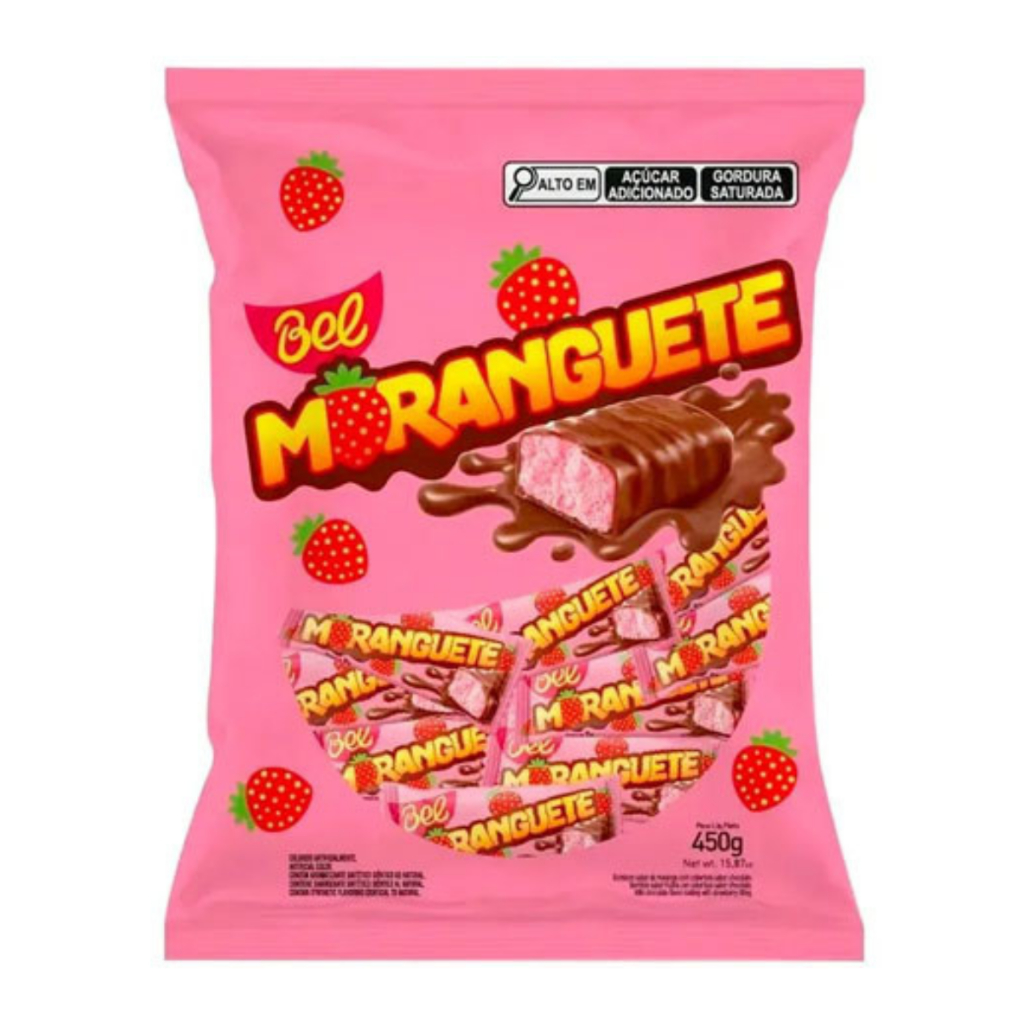 CHOCOLATE MORANGUETE 50 UNIDADES PACOTE em Oferta na Shopee