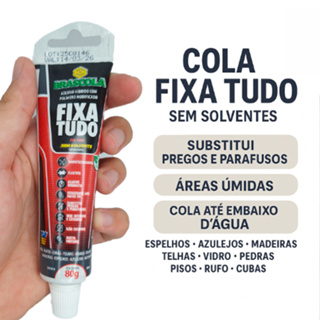 Fixa Tudo BRASCOLA 80g – Adesivo Selante de Alta Performance em Oferta na Shopee