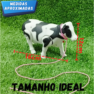 Vaquinha Brinquedo A Pilha Musical Luz Vaca Anda Fazendinha em Oferta na Shopee