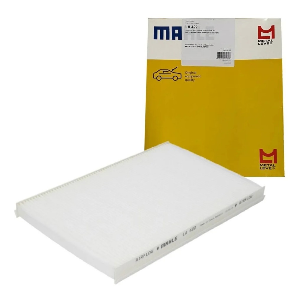 Filtro de Cabine Ar Condicionado Fiat Palio/Siena/Strada/Idea - Mahle (LA422)