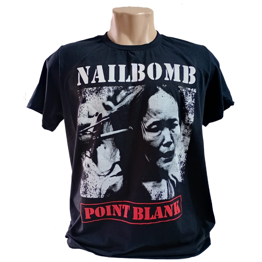 Camiseta Nailbomb Point Blank heavy metal camiseta Point Blank