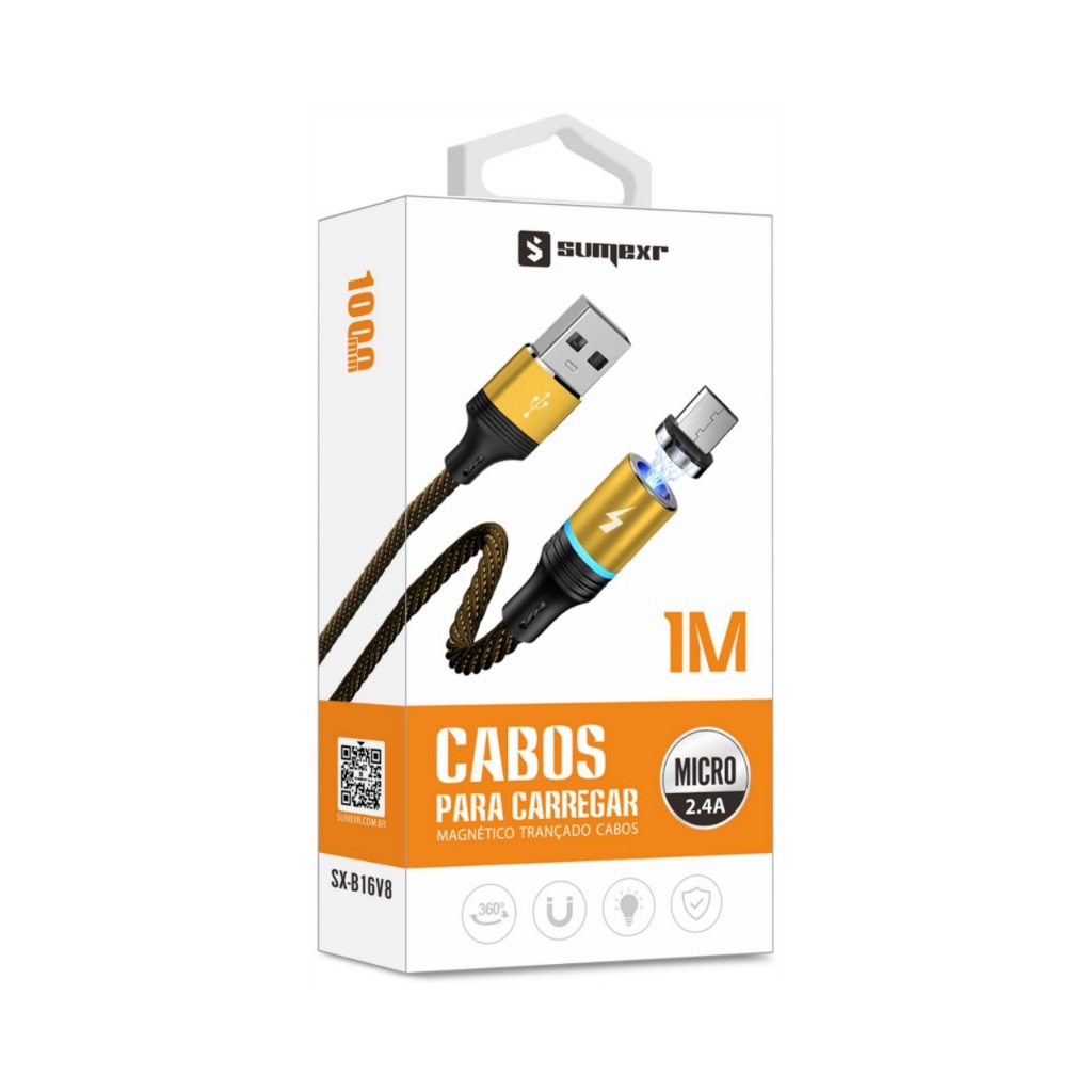 Cabo Sumexr 1m Usb Para Motorola, Lenovo A5 , Moto 5, Moto C