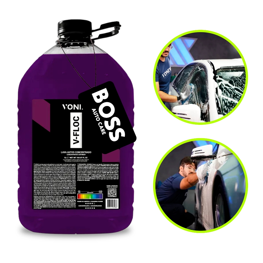 Shampoo Automotivo Lava Auto Concentrado V-floc 5l Vonixx em Oferta na Shopee