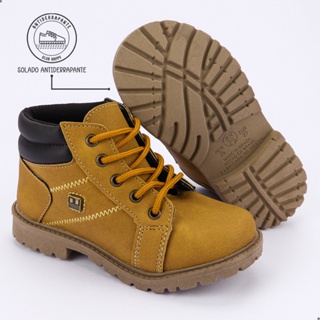 Bota Coturno Infantil Masculino Menino Botinha Leve Club Happy em Oferta na Shopee