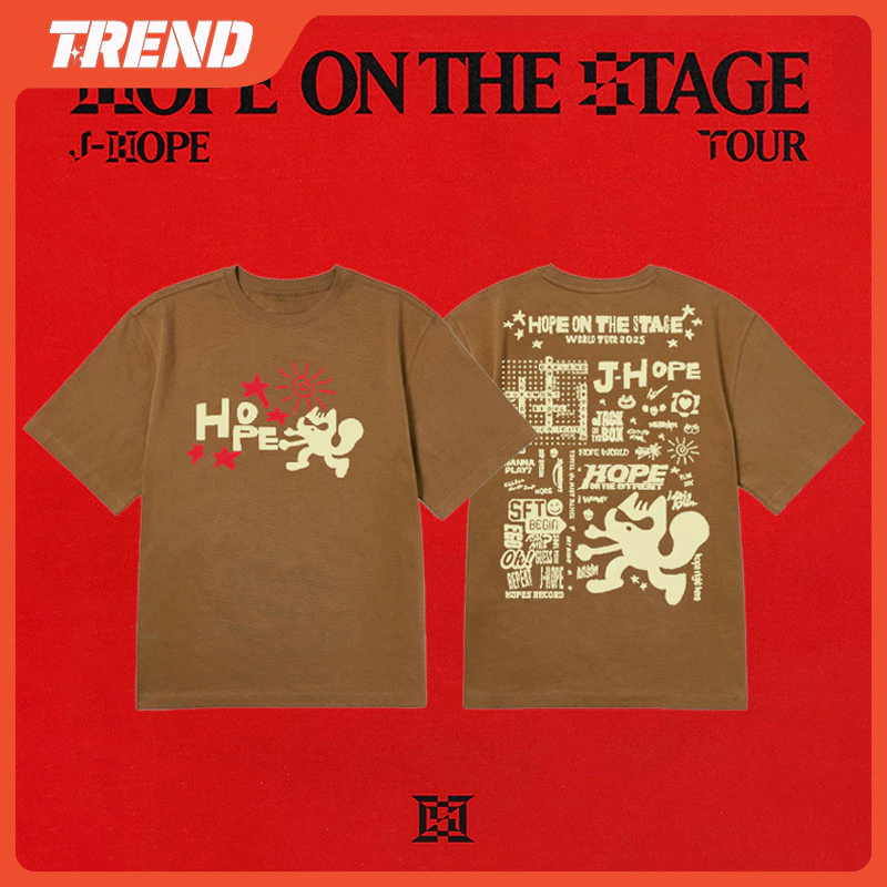 Camiseta T-shirt Unissex Kpop World Tour 2025 J-Hope Hopes Record em Oferta na Shopee