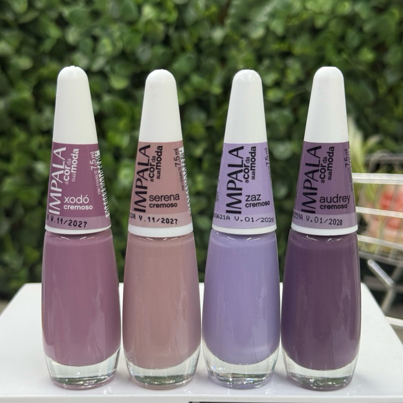Kit 4 Esmalte Impala Xodó ,Serena , Audrey e Zaz em Oferta na Shopee