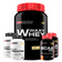 Kit Waxy Whey 900g + 2x Bcaa 100g + 2x Creatina 100g