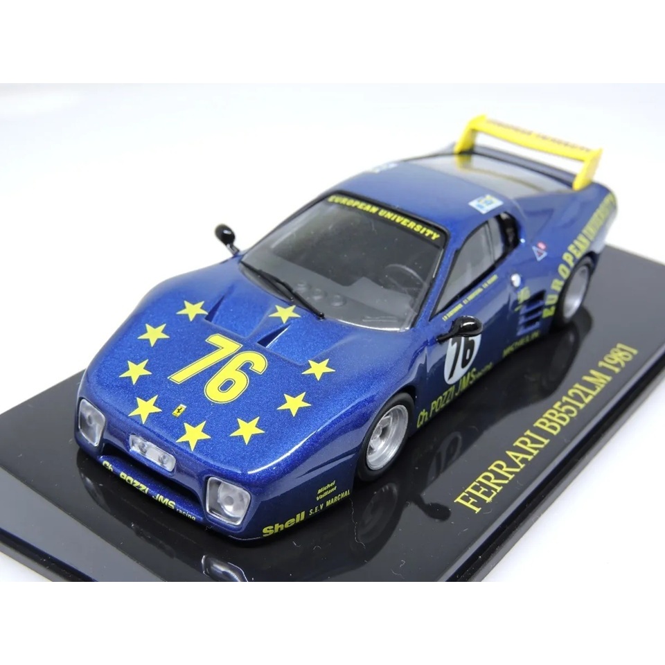 Miniatura Ferrari Bb512 Lm 1981 - Ferrari Collection ESCALA 1:43 - COM FASCÍCULO
