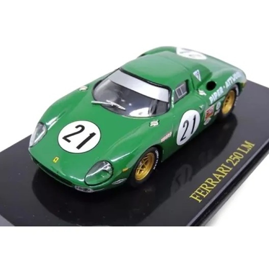 Miniatura FERRARI COLLECTION - Ferrari 250 LM 1/43 Ixo 10Cm Comprimento