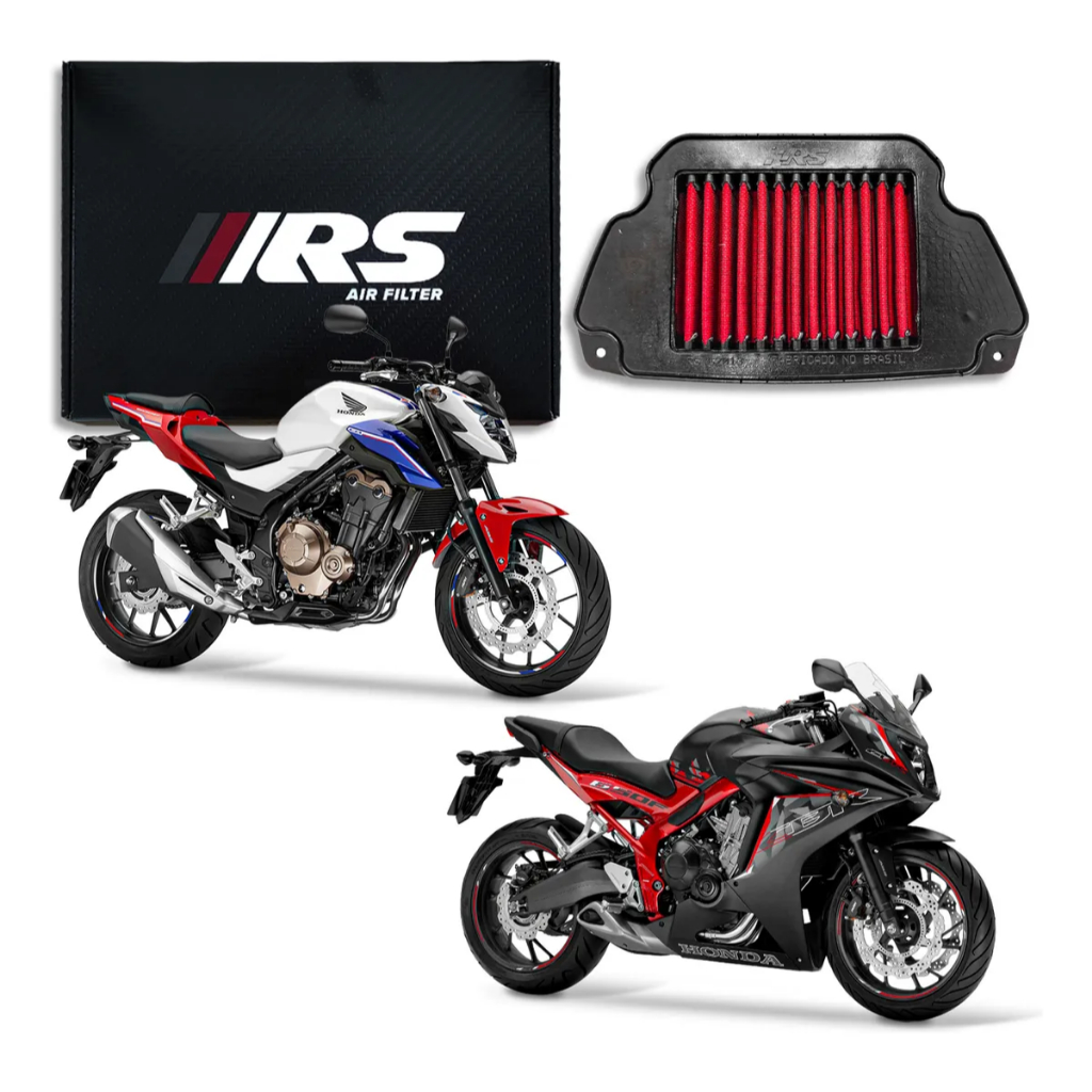 Filtro de Ar Esportivo Lavável HONDA CB650F/CBR650F (2014 ATÉ 2019) - RS Air Filter