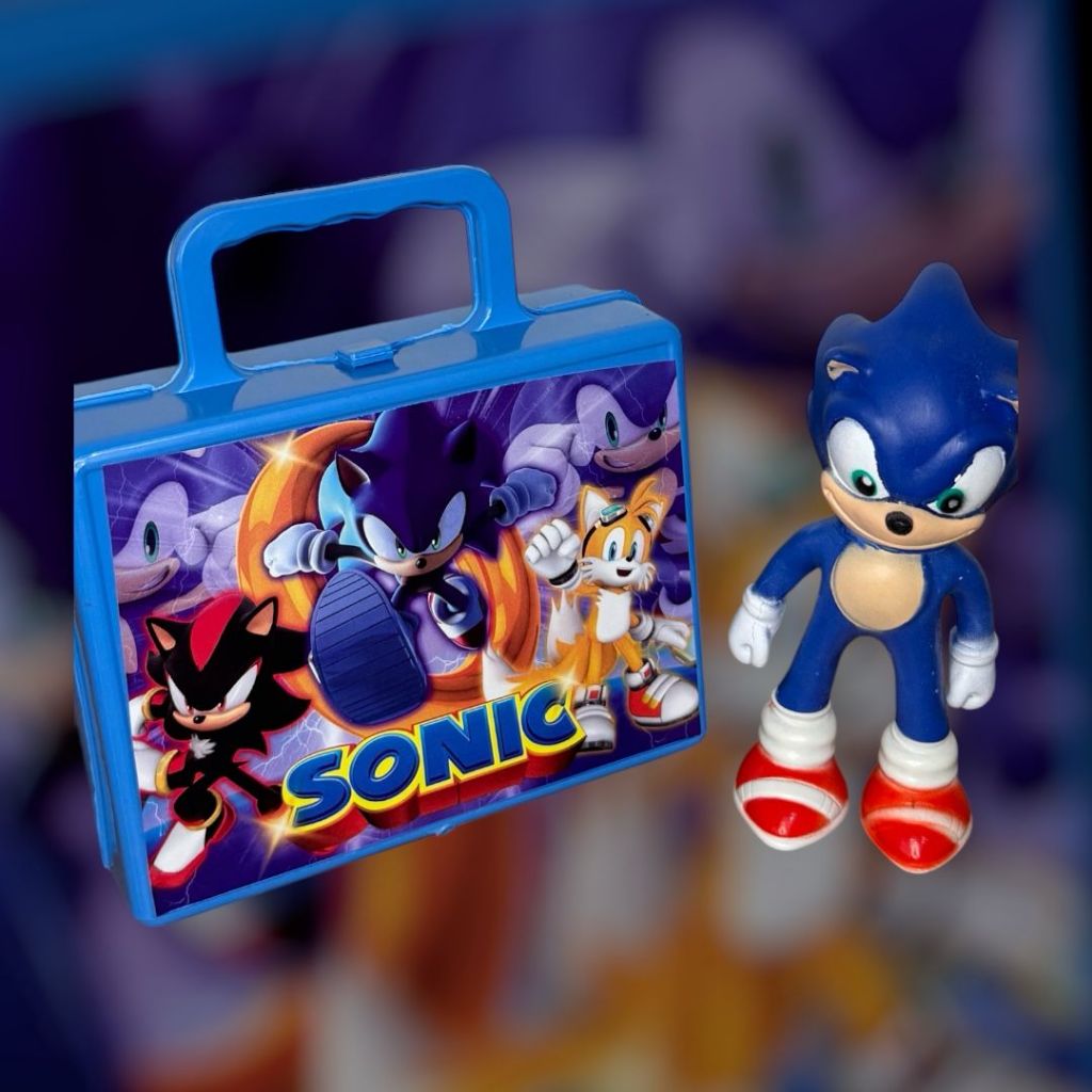 kit Maleta + Boneco SONIC