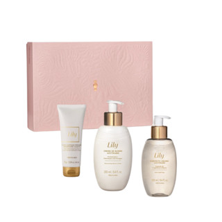 Kit Lily Creme De Banho Sabonete Líquido Feminino Presente Dia Das Mães - Promoção !!
