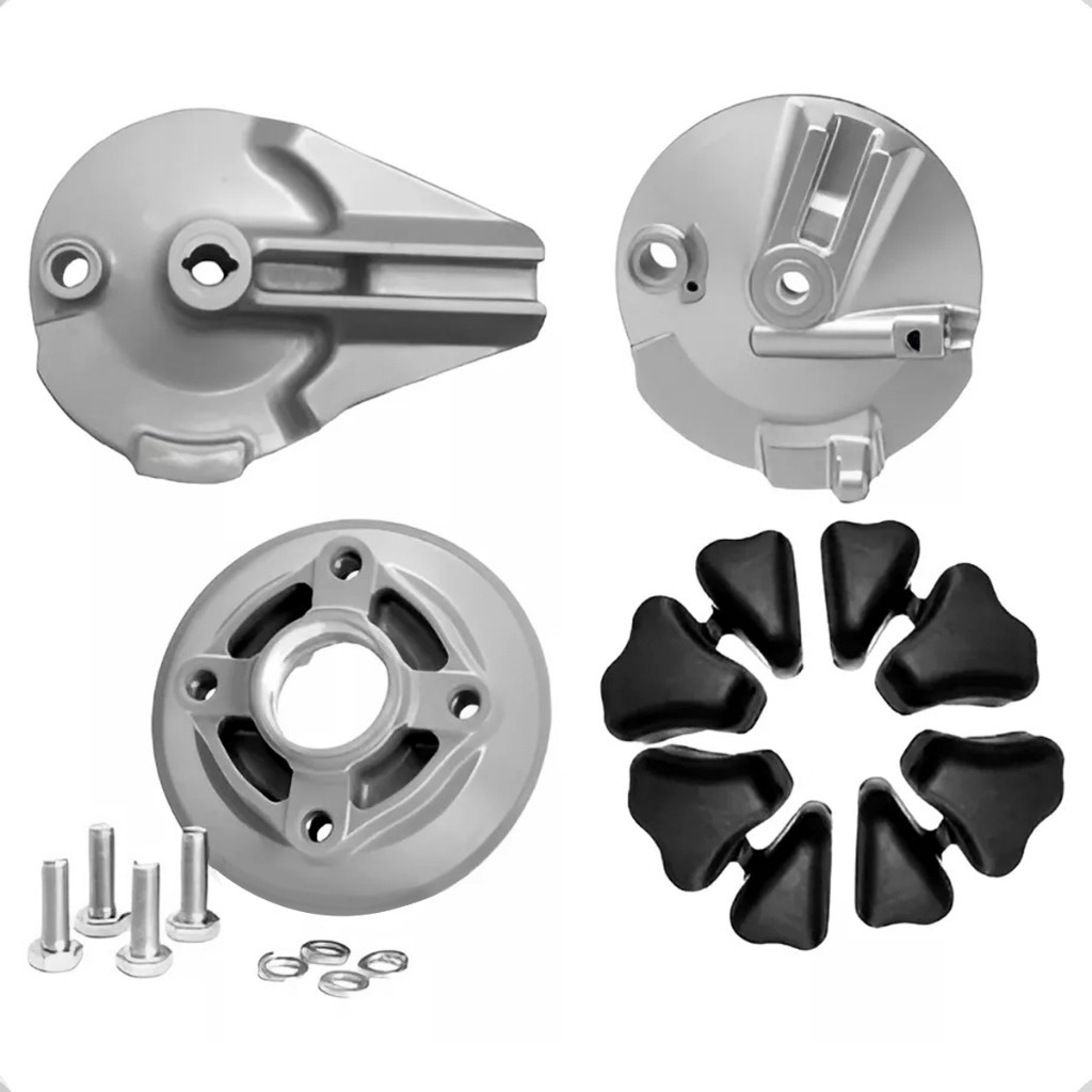 Par De Espelhos Diant. Tras. Titan 150 Com Flange E Bucha