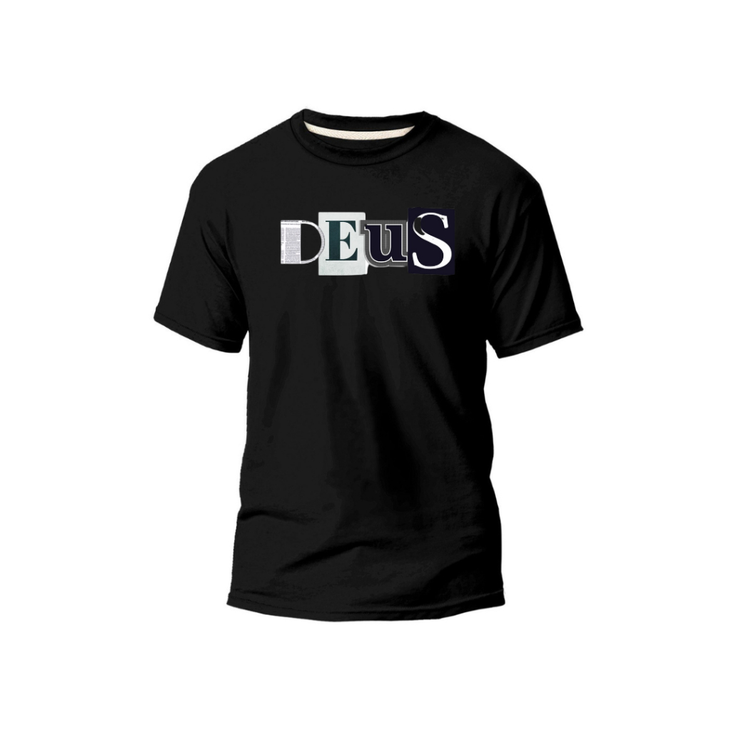 Camiseta Camisa Deus Estampado Moda Cristã Católica e Evangélica Masculino e Feminino