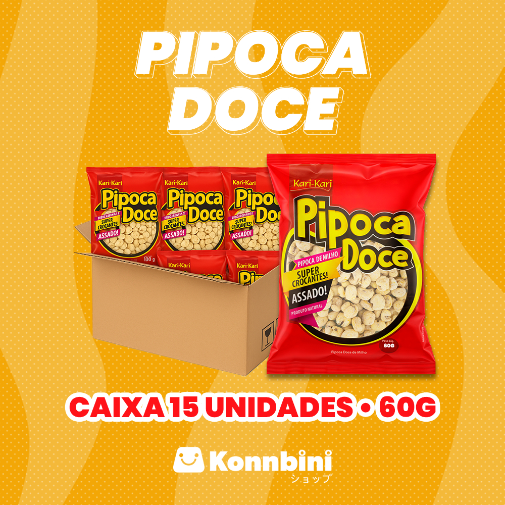 COMBO P - Kit de Pipoca Doce Kari Kari Super Crocante - Pipoca em Lote
