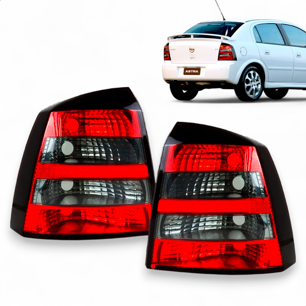 Lanterna Traseira Astra Hatch 03 04 05 06 07 08 09 10 11 2012 Fumê
