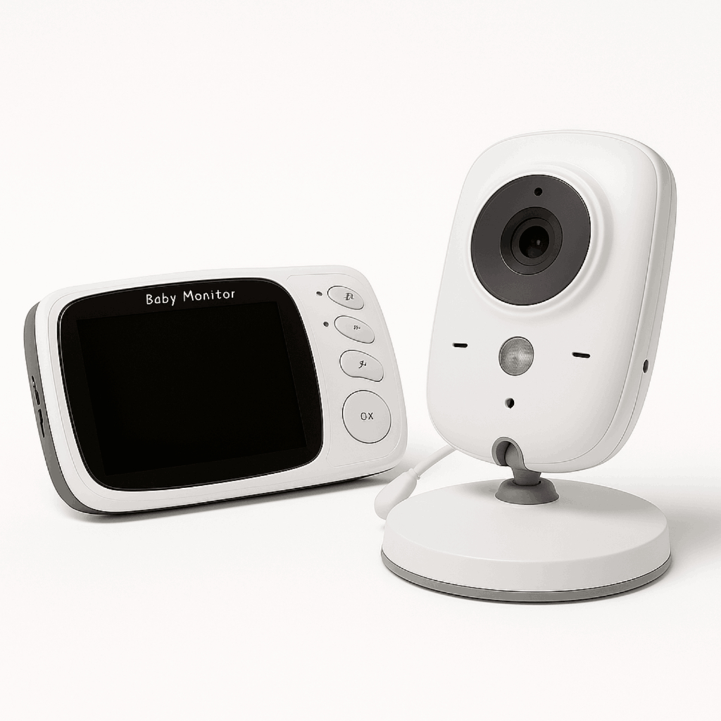 Babá Eletrônica com Câmera e Monitor 2.4" – Visão Noturna e Áudio Bidirecional