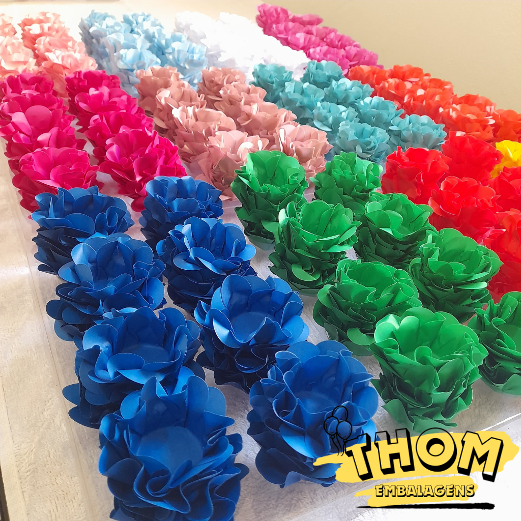 40～80 Forminhas Flor modelo STYLE Para Doces Finos para Casamentos em Oferta na Shopee