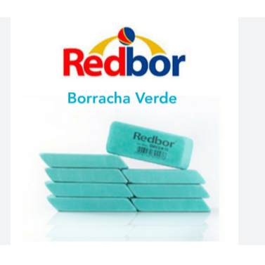 Borracha Verde MACIA GRANDE Redbor - Com 1Unidade