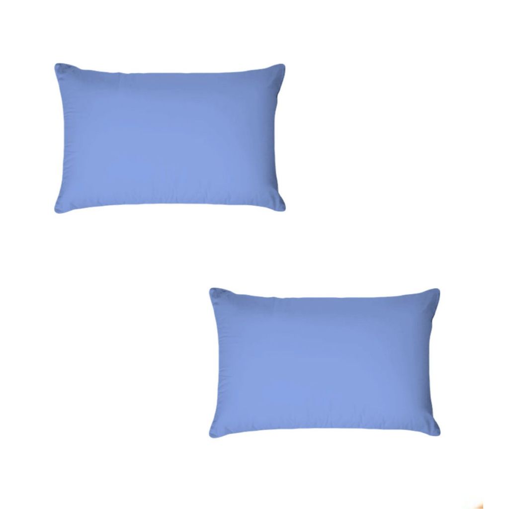 Jogo com 2 Fronhas Lisas Lara Premium Algodão 70x50 em Oferta na Shopee