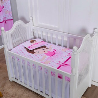 lençol para berço americano e padrão 2 peças varias cores e temas em Oferta na Shopee