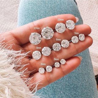 Brinco Brilho Eterno Masculino Ponto de Luz Unissex Aço Inox Pedra Zircônia em Oferta na Shopee