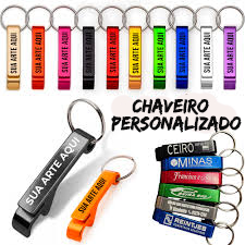 100 Chaveiros de Alumínio Personalizados  para sua empresa, aniversario, casamento, lembrancinhas
