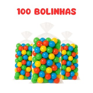 Bolinha de Piscina 100 Unidades Bolinhas Coloridas Piscina  Infantil pacotes 25/50/75