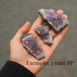 Drusa De Ametista Pedra Natural Bruta Cristal em Oferta na Shopee