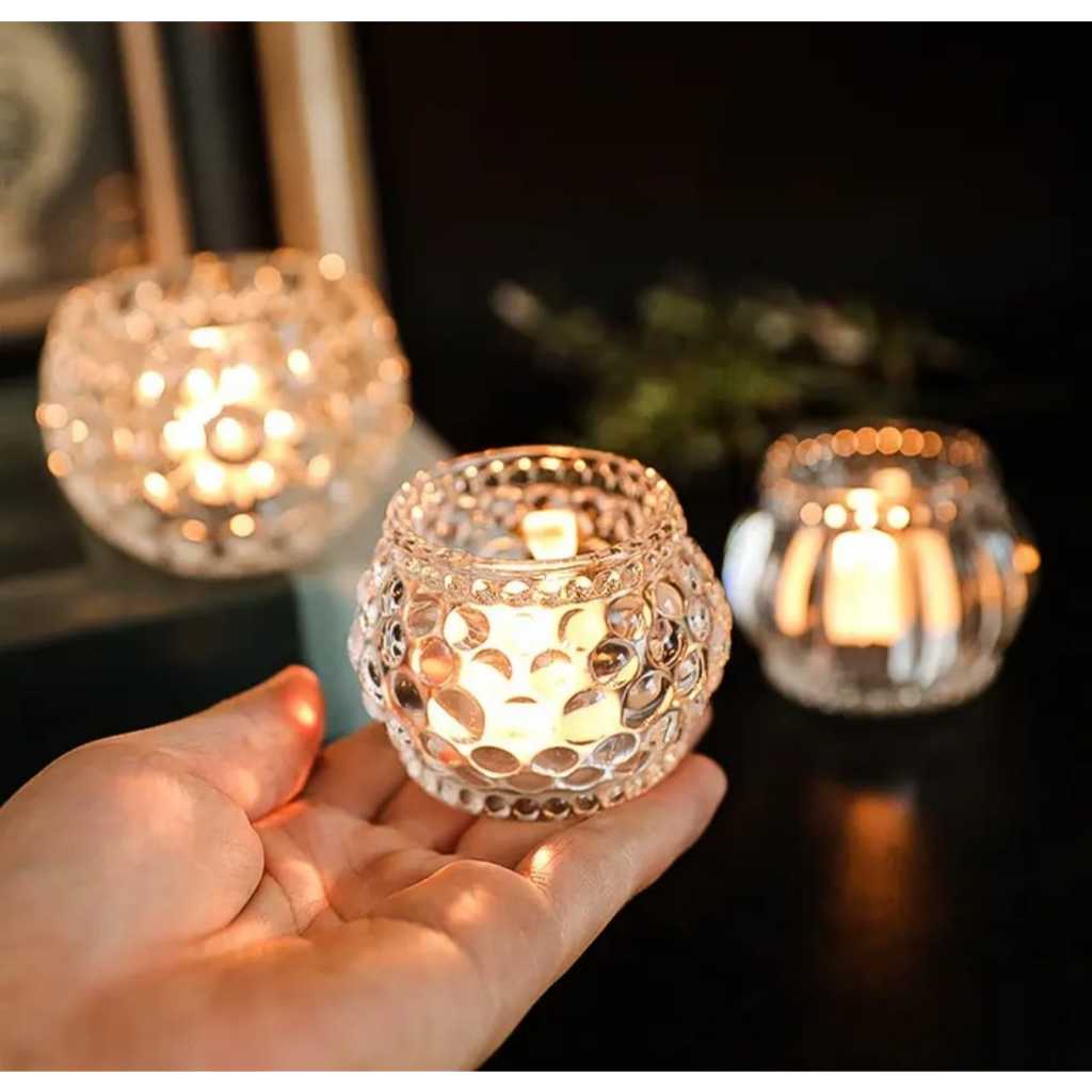 Castiçal Dia dos Namorados + Vela Inclusa Decoração Casamento Festa mães Decorativo Luxo Mesa Posta