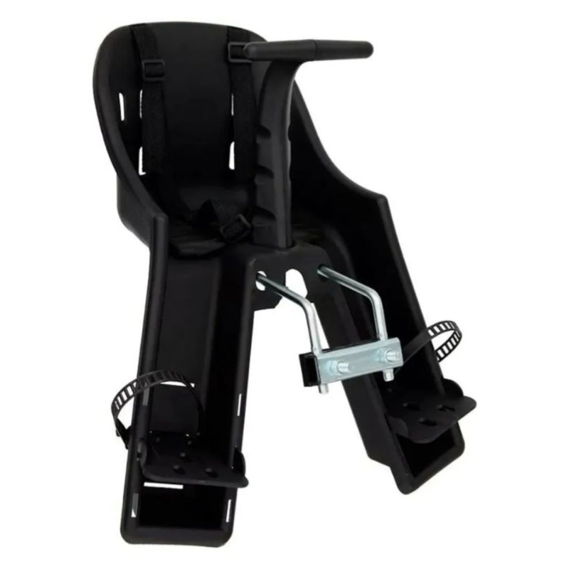 Cadeirinha Bicicleta Infantil Baby Bike Kalf Dianteira até 15kg cor/Preta