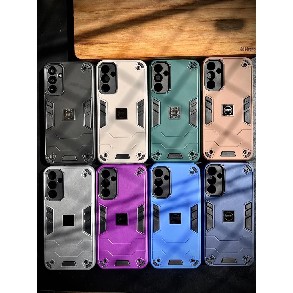 Capa Anti Impacto Armadura + Película ceramica Para Samsung A14 A15 A05s A25 A55 A35 A16 A06 M15 M55
