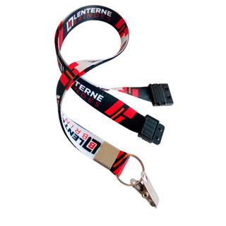 1 Cordão Personalizado Para Cráchá 20mm Com Trava de Segurança em Oferta na Shopee