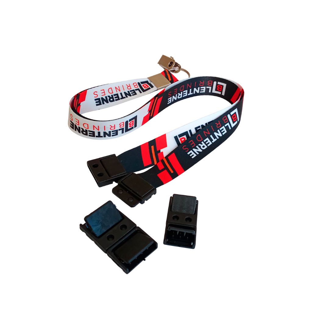 1 Cordão Personalizado Para Cráchá 20mm Com Trava de Segurança — imagem 2 de 2