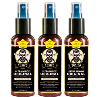 3x Pro Barber Ultra Tonico Capilar, Cabelo e Barba 120ml em Oferta na Shopee
